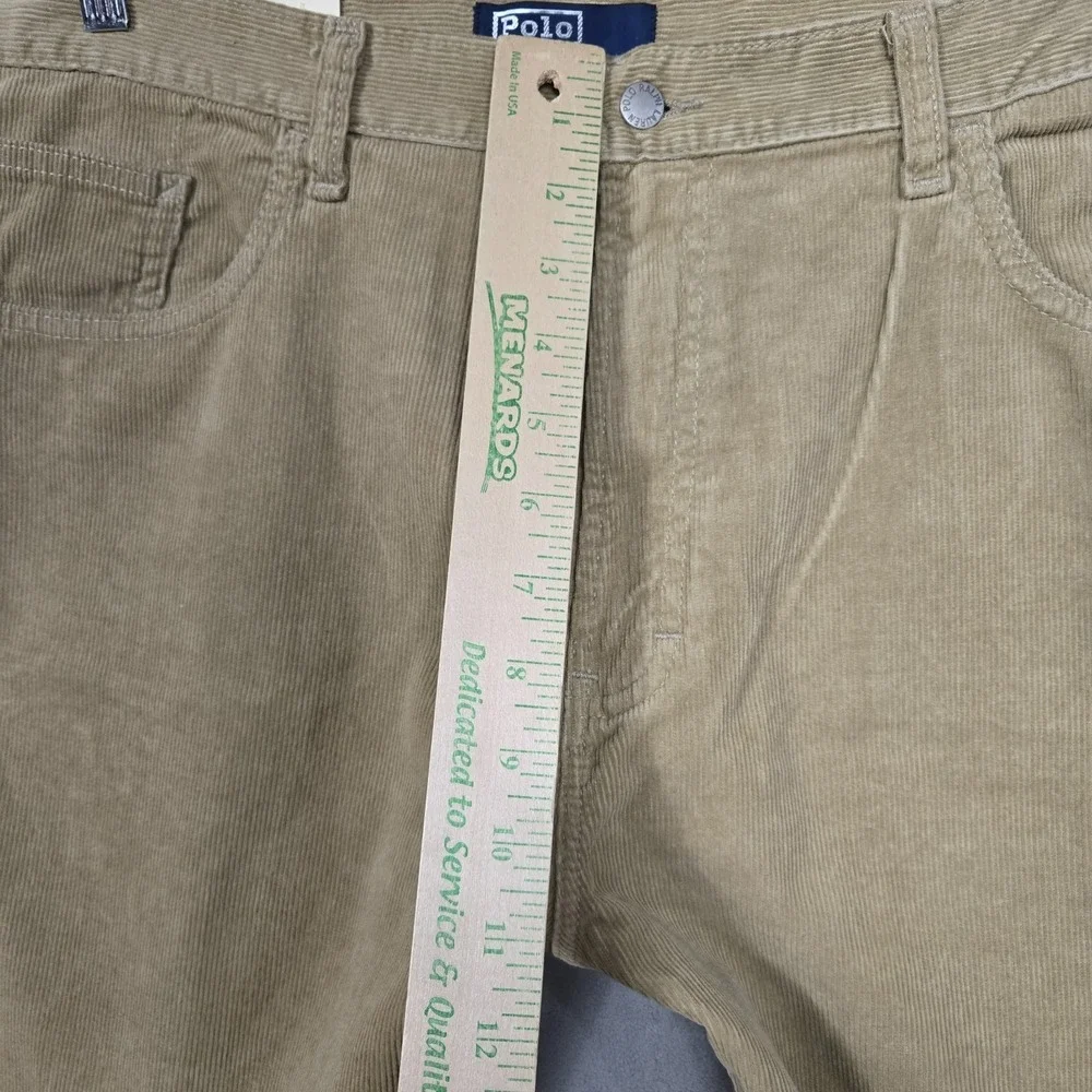 Vintage Polo Ralph Lauren Corduroy Pants‎ mens 38x32 relaxed NEW 100% cotton